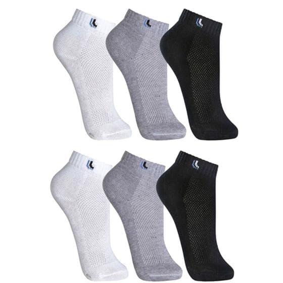 Kit 6 Pares de Meias Lupo Soquete Algodão Confortavel Cano Curto 3225
