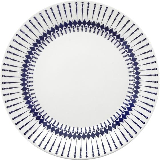 Kit 6 Pratos Rasos Biona Colb Oxford Cerâmica 26 Cm.