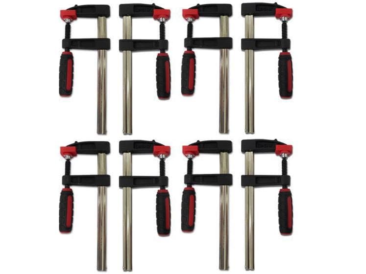 Kit 8 Grampos P/ Carpinteiro Tipo Sargento 200x50x260mm Onetools
