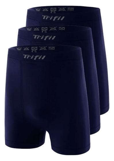 Kit com 3 Cuecas Boxer Trifil 4411 Plus Size