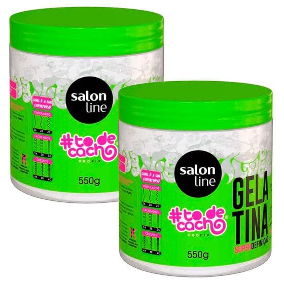 Kit Gelatina Salon Line To De Cacho Não Sai Da Minha Cabeça 550g - 2 Unidades