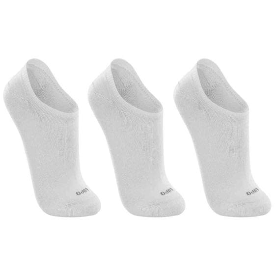 Kit Meia 3 Pares Cano Baixo Sport - 03270 Branca - Lupo