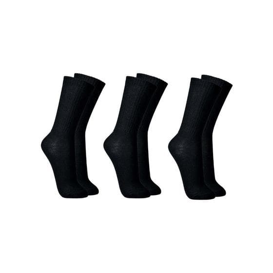 Kit Meia Lupo Unissex 3 Pares 3292 089 Confortável Macia