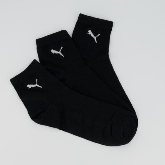 Kit Meia Puma 3 Pares Cano Médio Preta