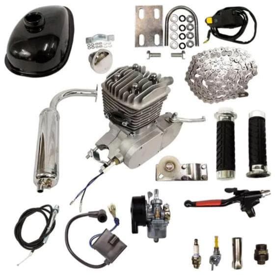 Kit Motor Bicicleta Bike Motorizada 2 Tempos 80cc