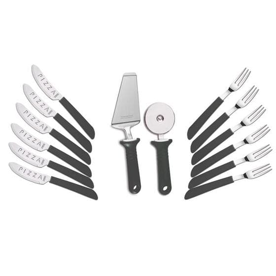 Kit para Pizza 14 Peças Preto Tramontina 25099022