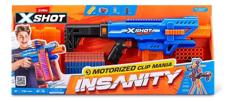 Lancador de Dardos X-Shot Clip Mania Candide 56002