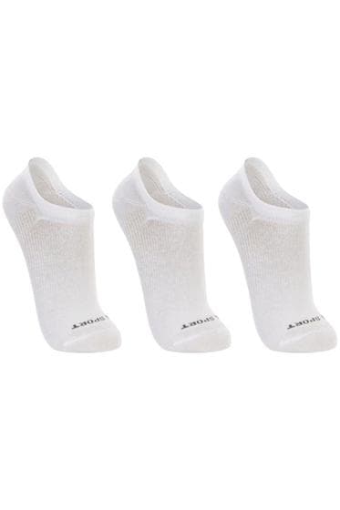 Meia Sapatilha Lupo Kit3 Sport Branco