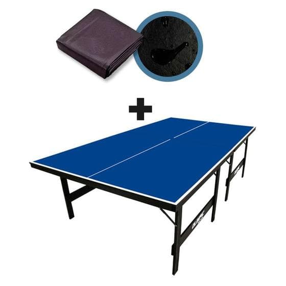 MESA DE PING PONG MDP 15mm Olimpic 1013 + Capa para mesa Aberta/Montada 7001