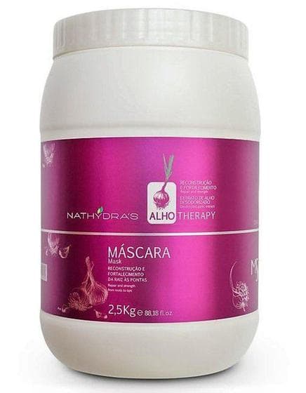 Nathydras - MSA Mascara Hidratação Profissional ALHO Reconstrução e Fortalecimento 2,5 Kg - NATHYDR