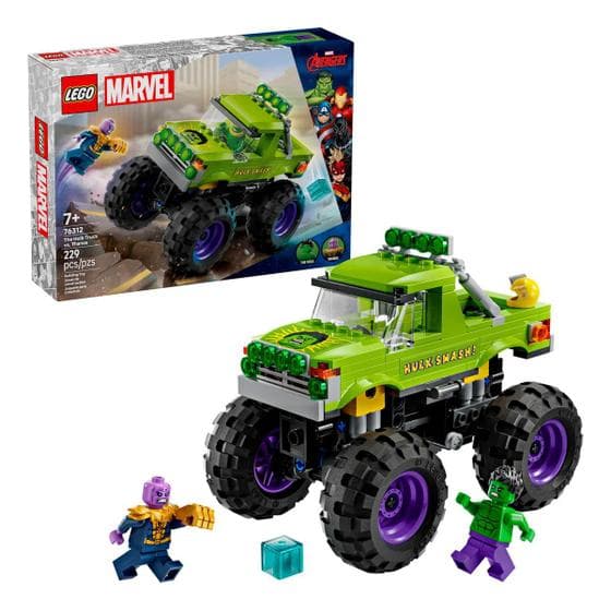 O Caminhão Hulk Vs. Thanos Lego 76312