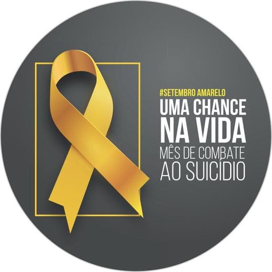 Painel Festa Sublimado C/ Elástico 1,50m Setembro Amarelo