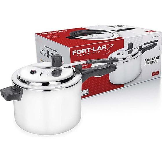 Panela de Pressão 4,5 Litros Polido Fort Lar