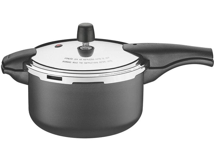 Panela de Pressão Antiaderente Starflon 24cm 6 lt Vermelho - Tramontina
