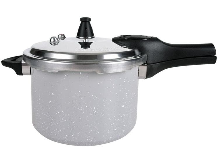 Panela de Pressão com Indução 4,2L Ceramic Life Pressure Gris Brinox 4952/104