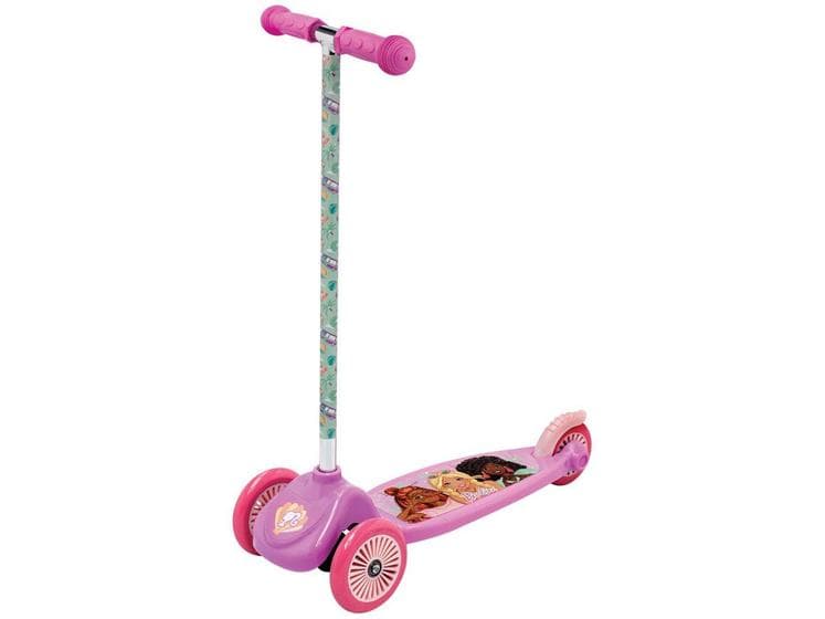 Patinete Infantil 3 Rodas Barbie Fun F00549 Rosa