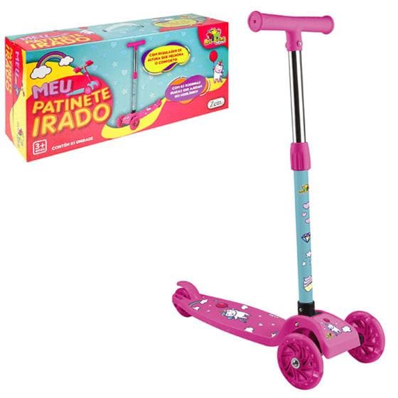 Patinete Infantil Unicórnio Para Crianças de 3 4 5 6 Anos
