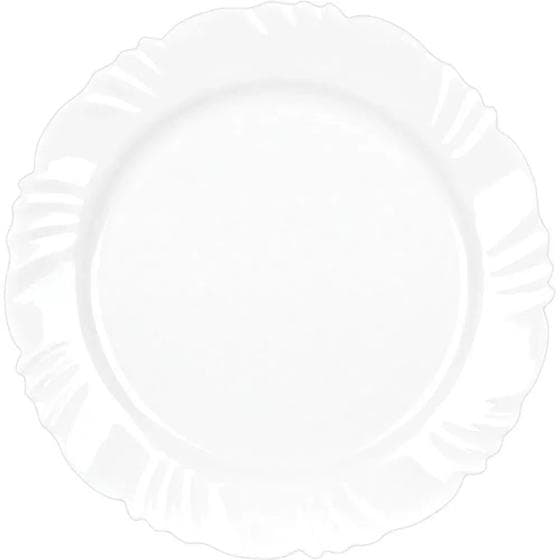 Prato de Vidro Fundo 23cm Pétala Opaline Duralex