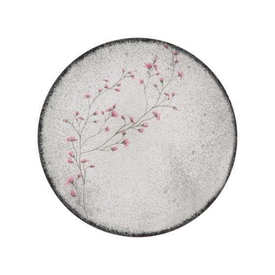 Prato Raso Tramontina Floralis Porcelana Decorada 25cm