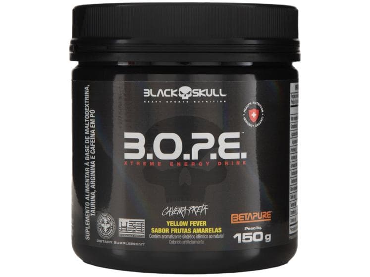 Pré Treino Black Skull B.O.P.E em Pó 150g