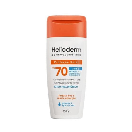 Protetor Solar Helioderm Corpo FPS70 200ml