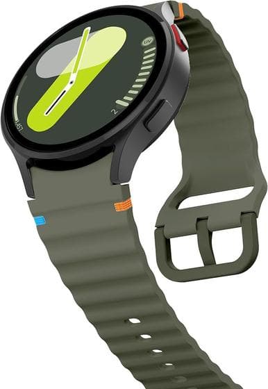 Pulseira Compatível com Samsung Galaxy Watch FE 7 6 5 4 40mm 44mm,6 Classic 43mm 47mm,5 Pro 45mm,4 Classic 42mm 46mm,Bra