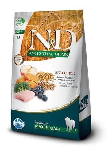 Ração N&d Ancestral Carnes/frutas Cão Adulto Raça Grand 15kg