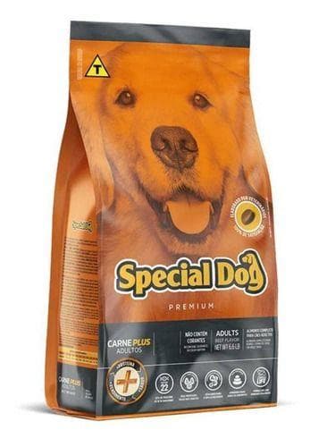 Ração Special Dog Premium Carne Plus Para Cães Adultos 20kg