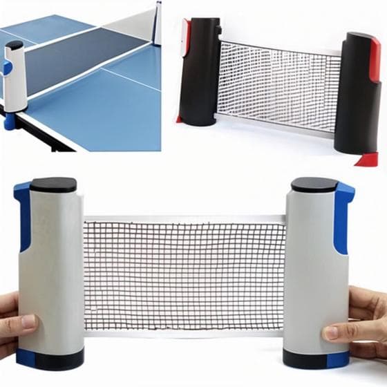 Rede ping pong retratil tenis de mesa ate 1,65m universal