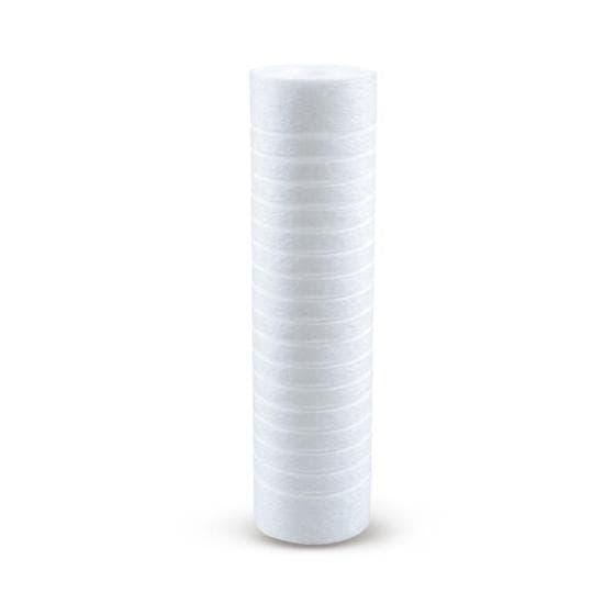 Refil Filtro de Caixa dÁgua e Pré-Filtro POE PP Ranhurado 9.3/4" 25 Micras Acquabios