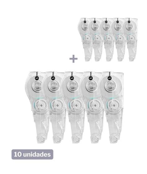 Refil Fita Corretiva Conjunto 10 Unidades Pentel