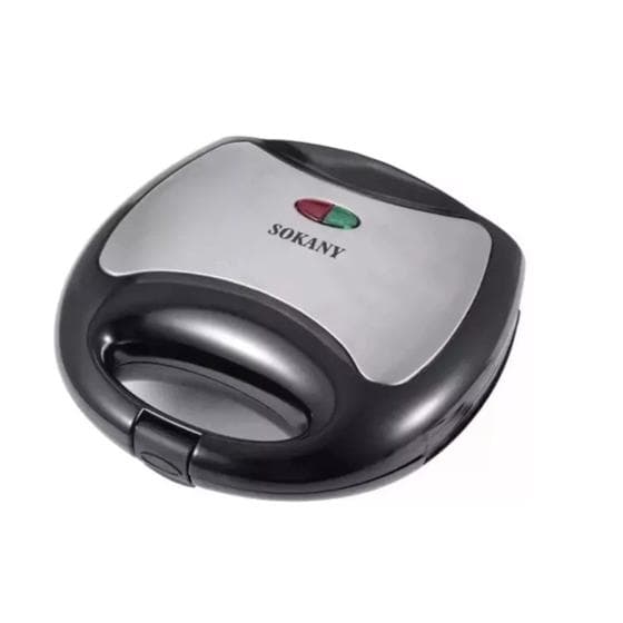 Sanduicheira Grill Chapa Elétrica Preta Acabamento Inox