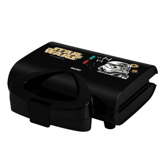 Sanduicheira star wars mallory empire preta 750w 220v