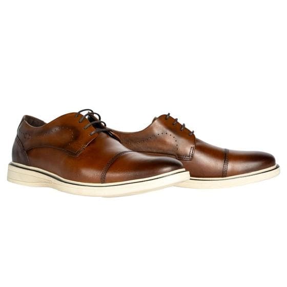 Sapato Masculino Democrata Metropolitan Bay Marrom Escuro