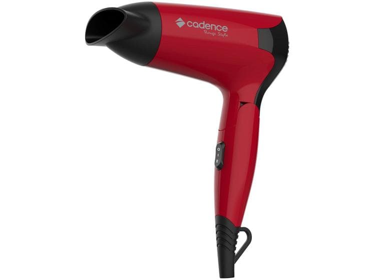 Secador De Cabelos Viagem Cadence Rouge Style Sec185 Cor Vermelho/preto