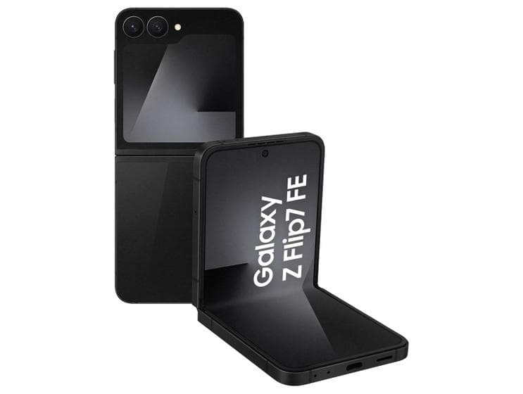 Smartphone Samsung Galaxy Z Flip7 FE 128GB 5G - Preto, Tela dobrável de 6.7", 8GB de RAM