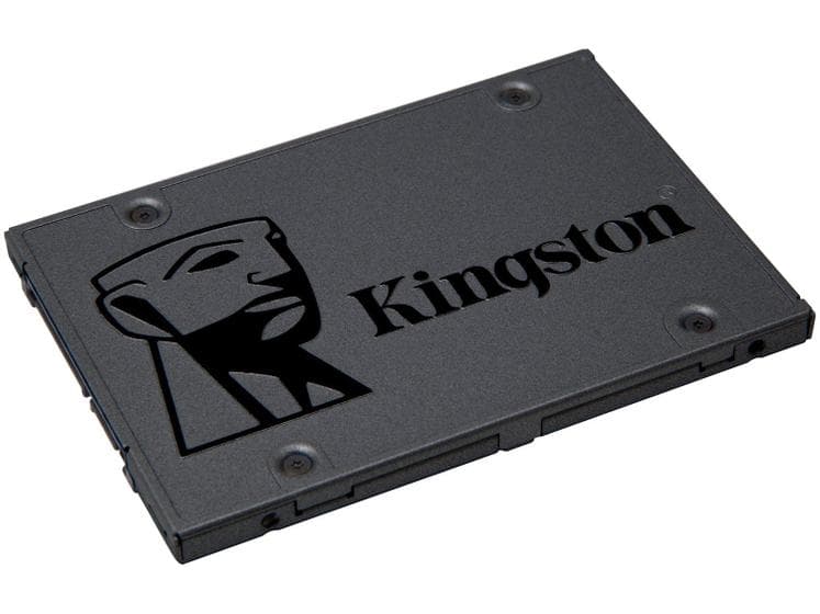 SSD Kingston A400 240GB SATA III 6GBs Leitura 500MBs Gravação 350MBs Preto SA400S37 240G
