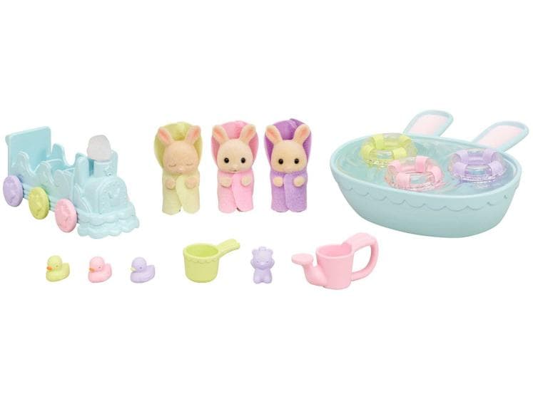 Sylvanian Families Conjunto de Banho Trigêmeos - Epoch 5707