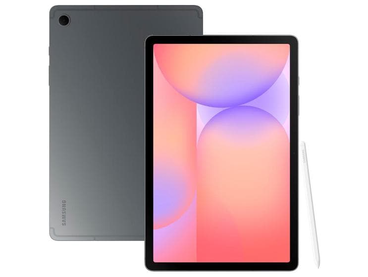 Tablet Samsung Galaxy Tab S10 Lite 128GB 5G e Wifi - Cinza, com Caneta S Pen e Capa, RAM 6GB, Tela 10.9