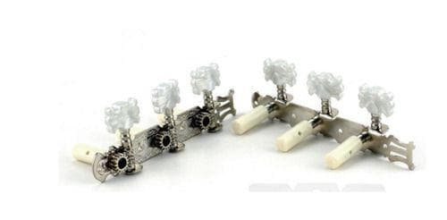 Tarraxa Tarracha Violão Pino Grosso Nylon Cromado Completo