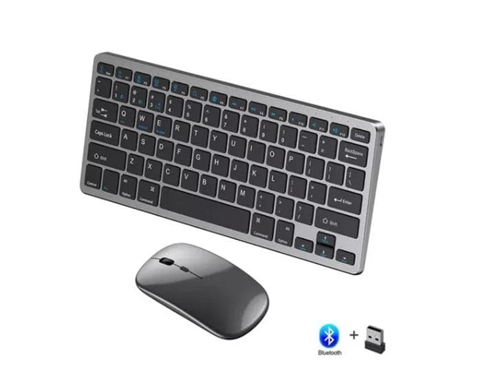 Teclado e Mouse Bluetooth Recarregável Para Notebook Dell Inspiron