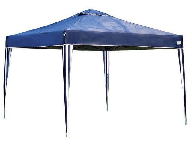 Tenda Gazebo Azul em Poliéster 3X3 Metros Articulada c/ Pés em Alumínio X-Flex MOR