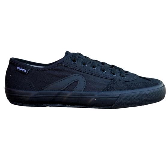 Tênis Futsal Rainha VL 2500 Escolar Vôlei Cano Baixo RA0001 Cor:Preto/CinzaTamanho:38