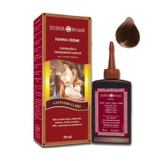 Tintura Surya Henna Creme Castanho Claro