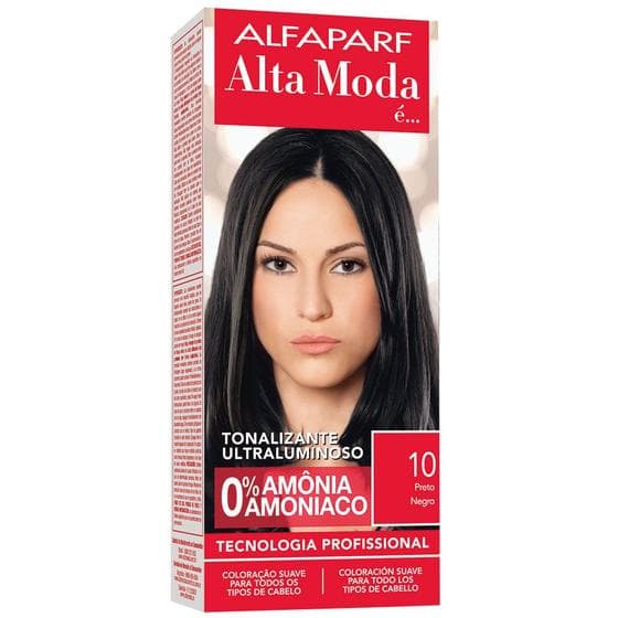 Tonalizante Alta Moda 1.0 Preto 120g