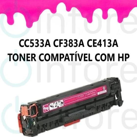 Toner Cf383a Cc533a Ce413a Magenta M351 M451 M375 M475 Compatível