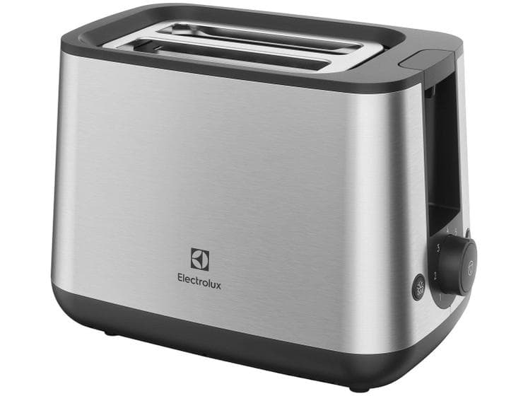 Torradeira Elétrica Electrolux Experience ETS25 Aço Escovado 800W 110V ~ 127V