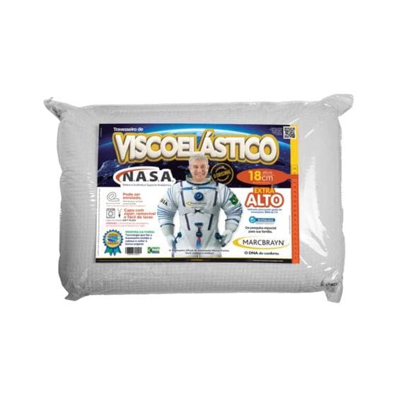 Travesseiro Nasa - 18cm Extra Alto