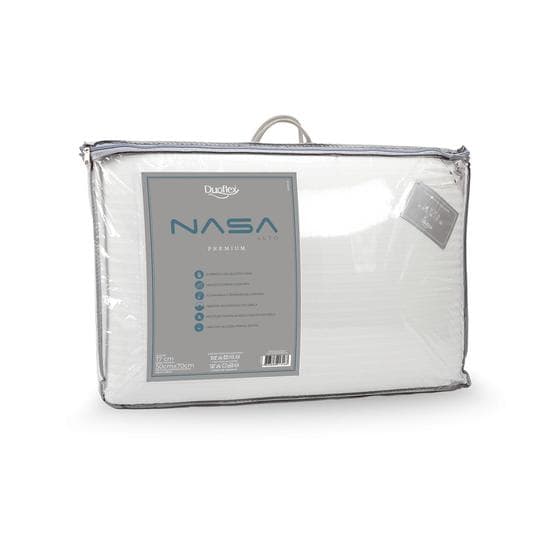 Travesseiro Nasa Alto Duoflex 17cm Premium