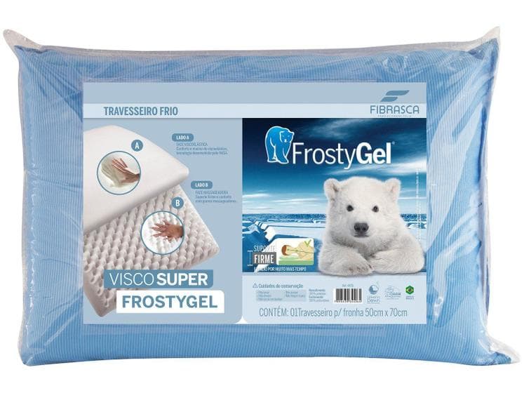 Travesseiro Nasa Frostygel Gelado